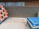 Pallets were not empty for long at Dobbies